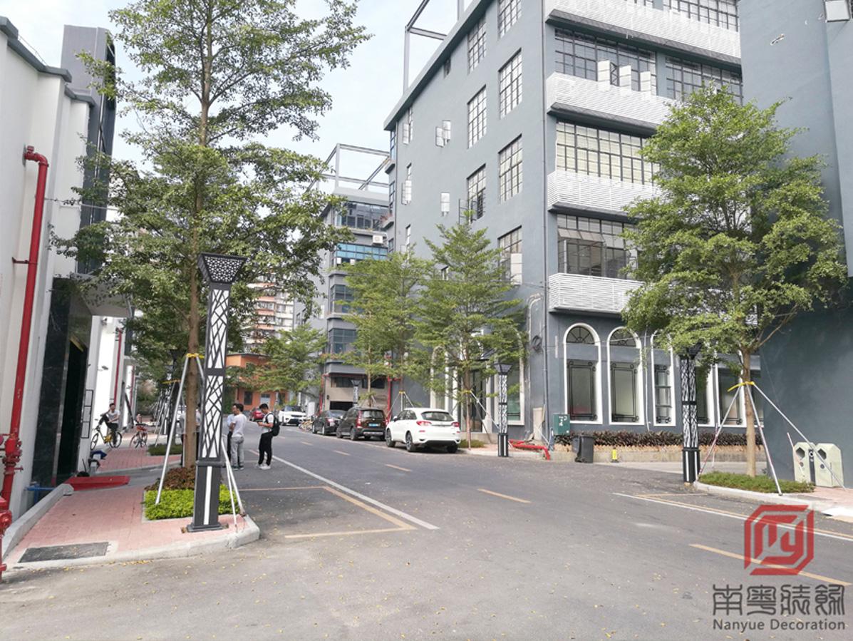 广州UP智谷创意园设计装修道路实拍