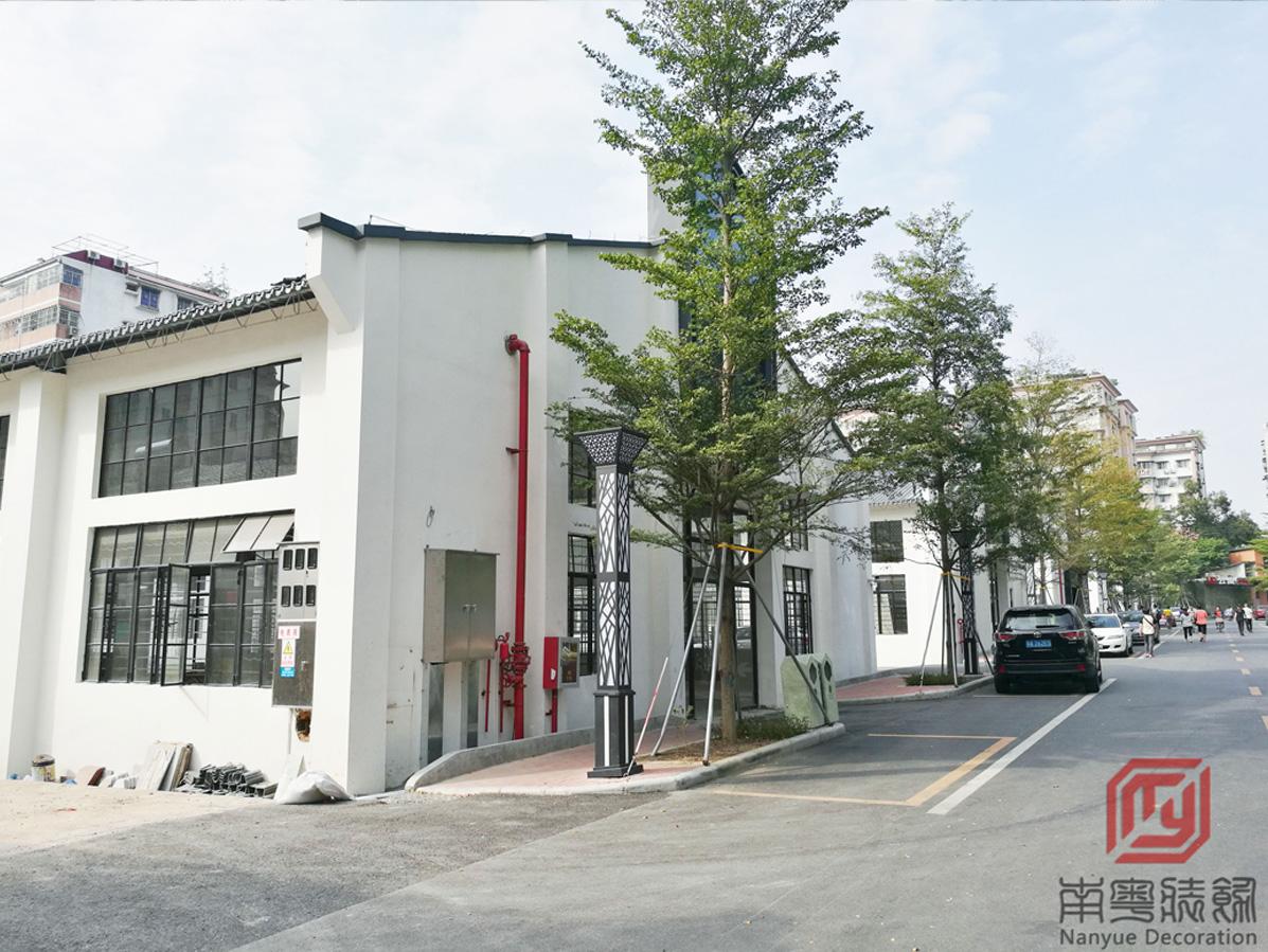 广州UP智谷创意园设计装修园区一角