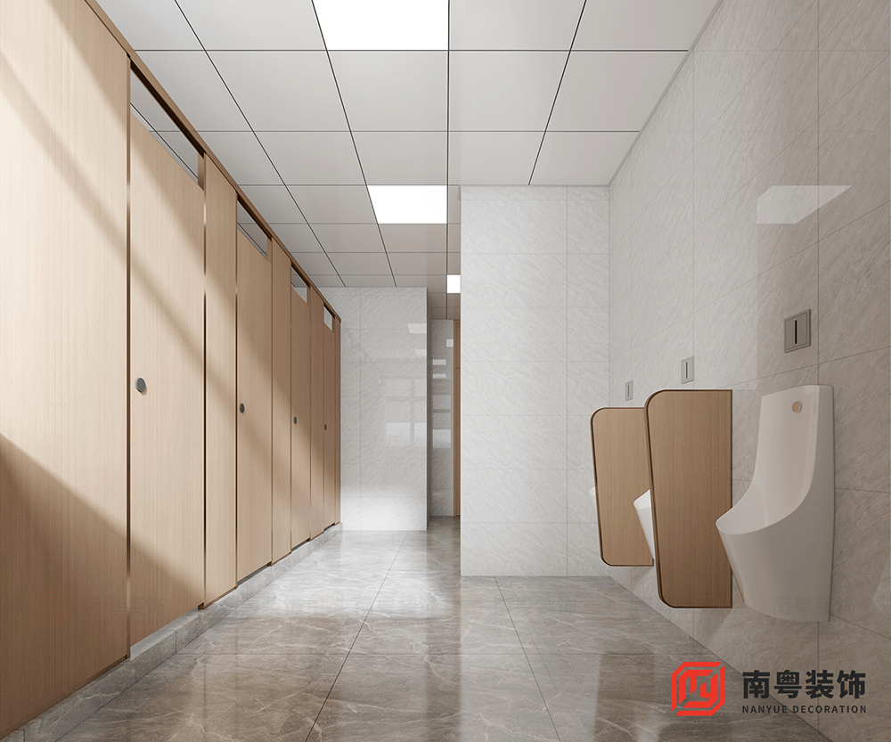 广州市黄埔区达安基因股份有限公司8700㎡办公楼装修卫生间内部3设计效果图
