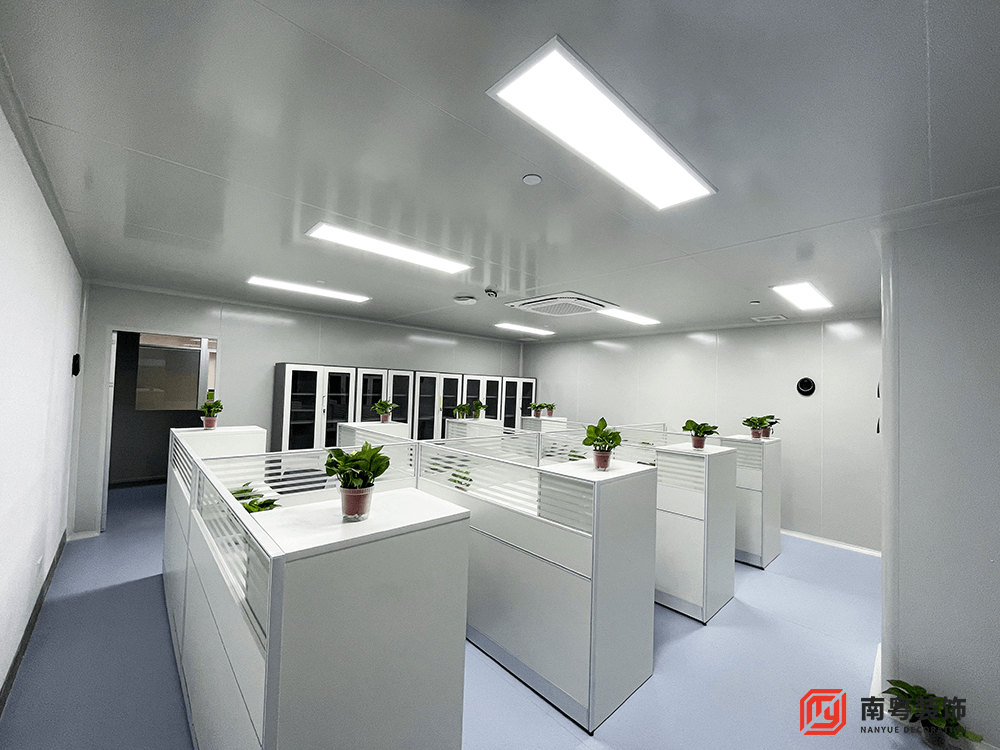 广州某GMP无菌实验室装修设计办公区实景图