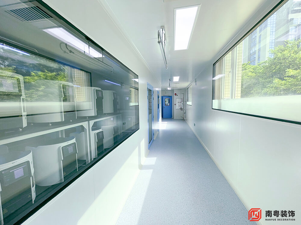 广州黄埔云康600㎡新冠检测实验室装修完工实拍图